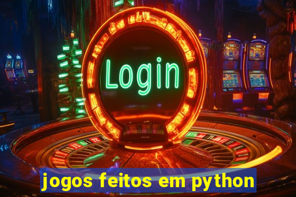 jogos feitos em python